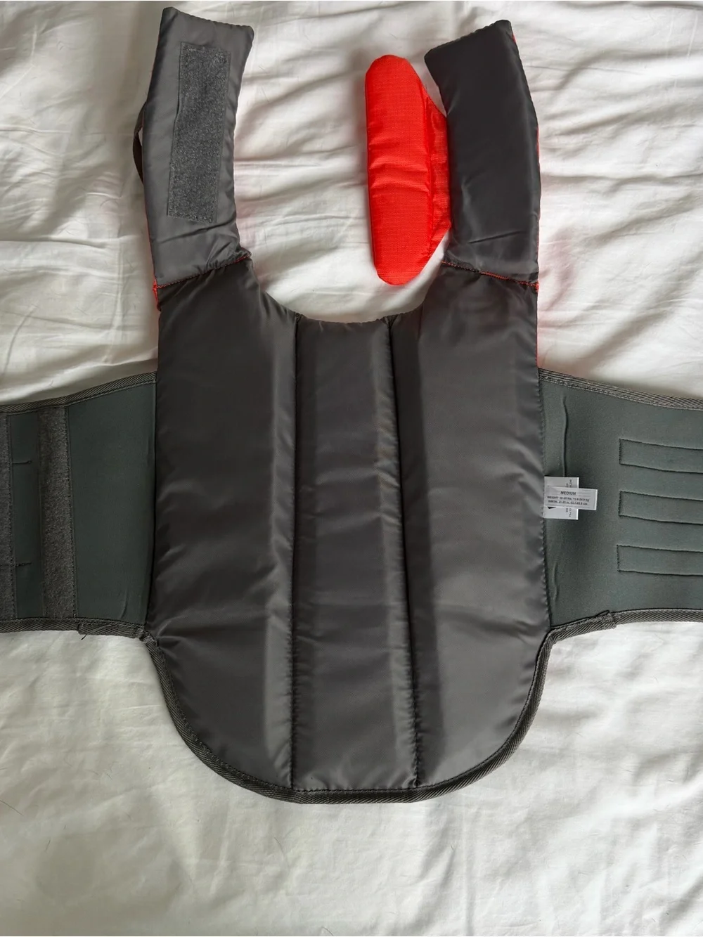 Dog Red and Gray Life Jacket - size Medium